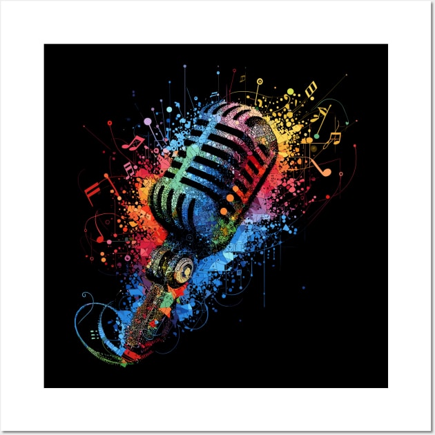 Wild Microphone Wall Art by Mi Bonita Designs